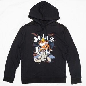 A.P.C. Dolls of Hell Black Hoodie Pullover Cotton APC Rue Madame Paris Size M